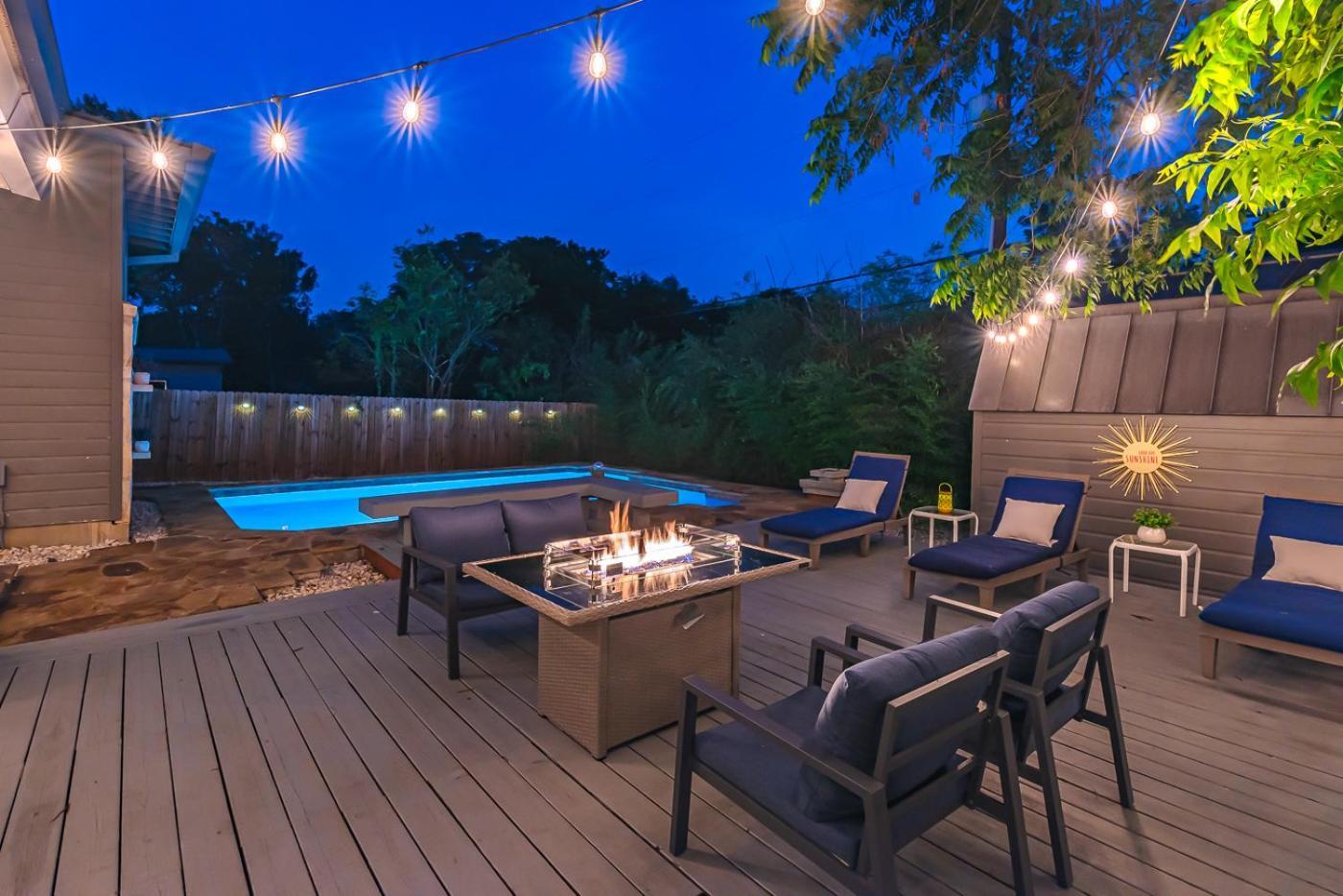 Serene Pool & Firepit In Stunning Home By Airport Σαν Αντόνιο Εξωτερικό φωτογραφία